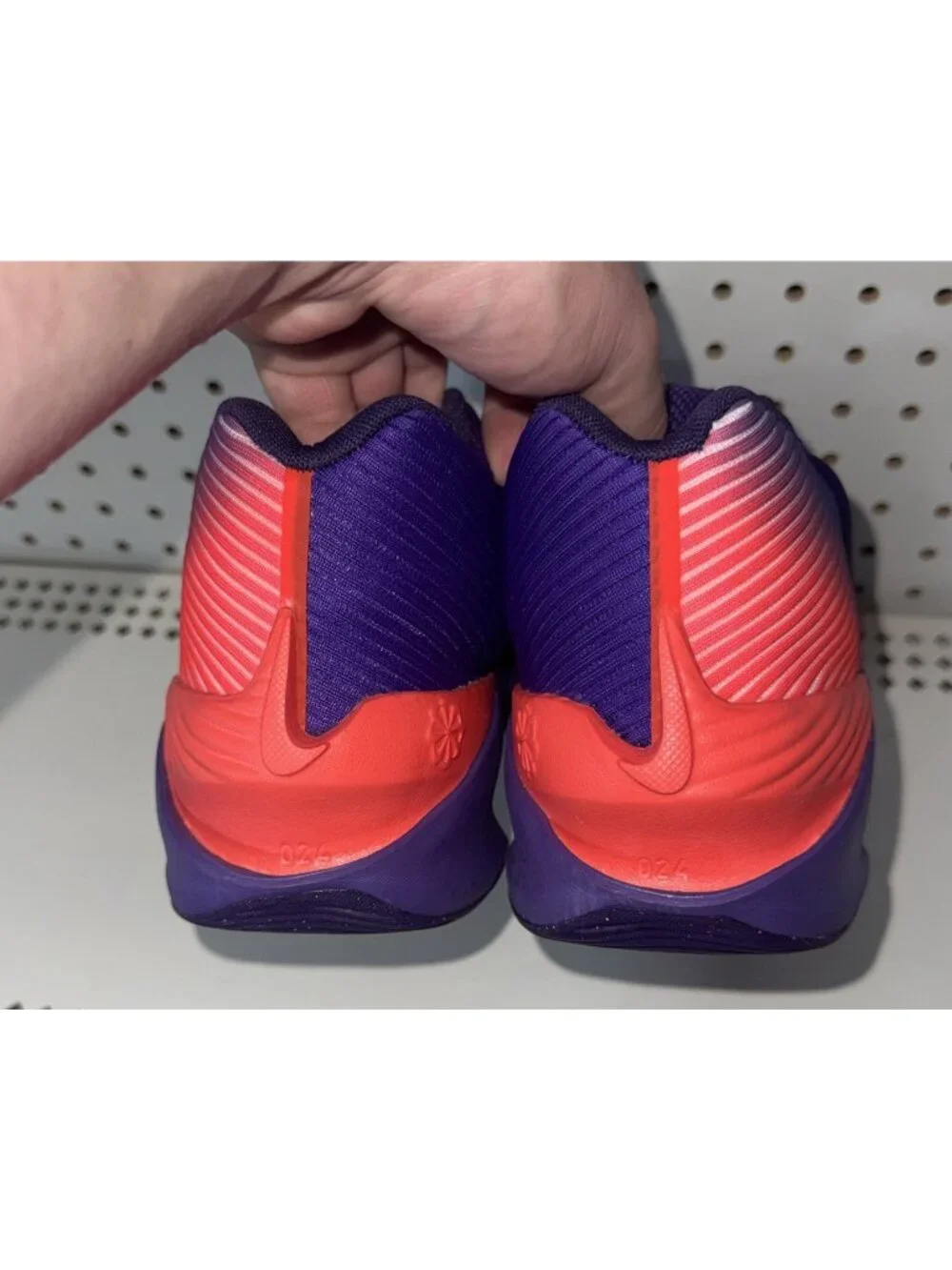 Nike GT Jump Academy Wild Grape Bright Crimson Mens Basketball Shoes Size 10